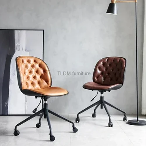 Sáng Tạo Tựa Lưng Ghế Văn Phòng Máy Tính Ghế Bắc Âu Nội Thất Văn Phòng Nâng Ghế Xoay Đơn Giản Nhà Hàng Sắt Ghế Ăn