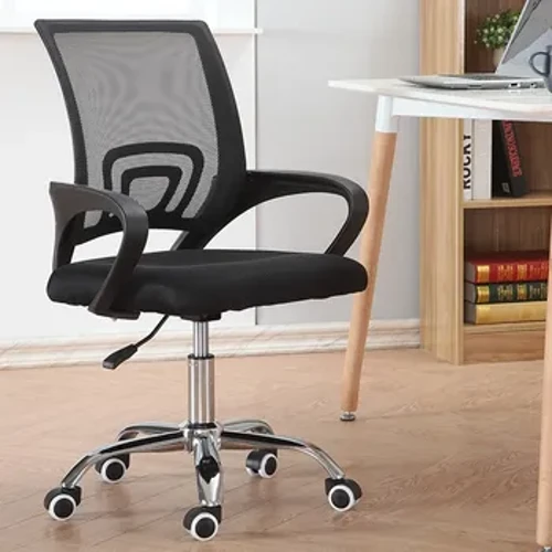 Cadeirydd y Swyddfa Gartref Cadeirydd Desg Ergonomig Cadair Rhwyll Cyfrifiadur gyda Chymorth Lumbar Armrest Gweithredol Rolling Swivel Addasadwy