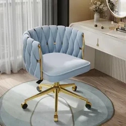 Văn Phòng Cao Cấp Trang Điểm Ghế Xoay Nội Thất Phòng Ngủ Thay Đồ Phân Nhung Nâng Ghế Làm Móng Ghế Bàn Máy Tính Ghế