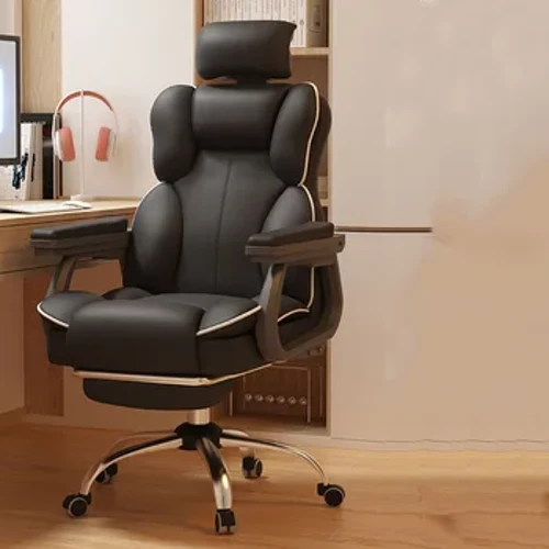 Magamistuba elutuba Kontoritooli disainer Mobiilne Ergonoomiline Mugav Nahast Kontoritool Emperor Camp Stoel Trendikas mööbel