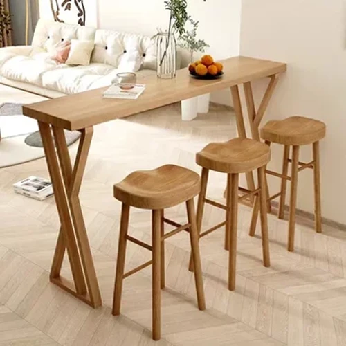 Mesa de bar extensible navideña para balcón, cocina industrial Retro, resistente al agua, mesa de bar para el hogar, stol italiano, muebles barowy