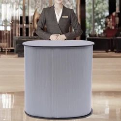 Bàn tiếp tân nhỏ Quầy thu ngân nhà hàng sáng tạo Tiệm cắt tóc nhỏ Thẩm mỹ viện Quầy thu ngân đơn giản Bàn thanh