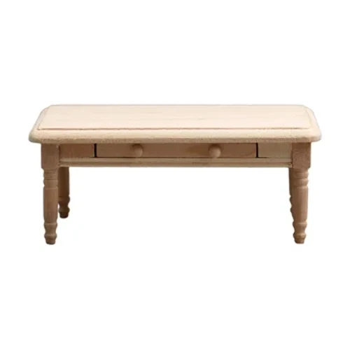 Đồng bằng Trống Bàn Cà Phê Để Bàn Gỗ Mini Trà Không Màu Đồ Chơi Nhỏ Phòng Cuối Mẫu Trang Trí Nhà Tô Điểm Cho Trẻ Em