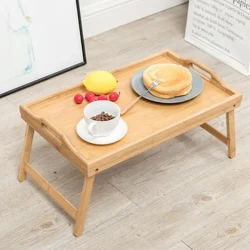Table pliante en bois, palette en bois pour chambre à coucher, Simple, petite Table d'ordinateur, Table à manger