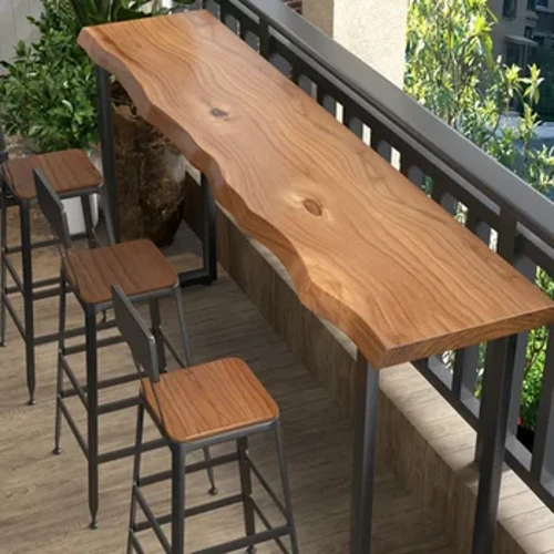 Ithebula le-Modren Coctail Bar Table Wall Ikhishi Lebhizinisi Indawo yokudlela yase-Counter Ithebula leVanity Mobile Muebles De Cocina Bar Furniture CY50BT
