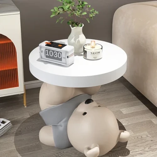LA Nhật Bản Hàn Quốc Gấu Nhỏ Dễ Thương Bàn Nhà Ngoài Trời Trang Trí Đẹp Bàn Trà Giải Trí Tinh Tế Sofa Bên Bàn