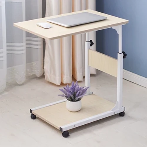 Hvid Mobilt Soveværelsesbord Enkelt sengebord Moderne Stil Tebord Mini Sofaskab til hjemmet soveværelse
