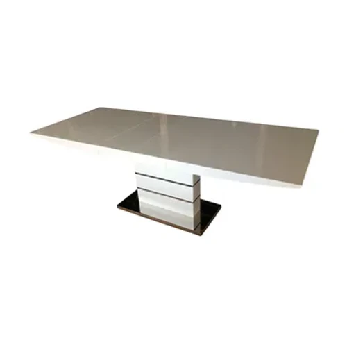 Minimalistinis modernus sulankstomas stalas nerūdijančio plieno baltas valgomasis komplektas Pietų valgomojo stalas Mesa Plegable de Jantar Muebles Comedor