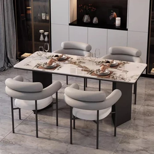 ʻO ka lumi ʻaina lumi ʻaina papa ʻaina kahi noho lima hiki ke hoʻopaʻa ʻia i nā lumi ʻaina Nordic Mobile Sedie Sala Da Pranzo Home Furniture DWH