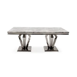 Sitaa Fou Fa'amatagofie Chrome Design potu 'ai Set laulau 'ai ma Nofoa