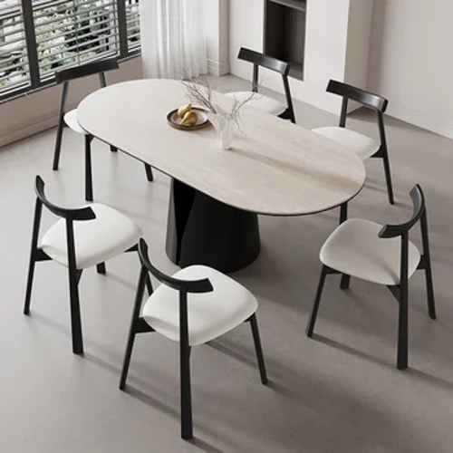 Mitteltisch, einfacher Esstisch, Steinplatte, hochwertige Poker-Mobiles, rechteckiger Designer, Heim, Wohnzimmer, Mesa Comedor, Wohnmöbel