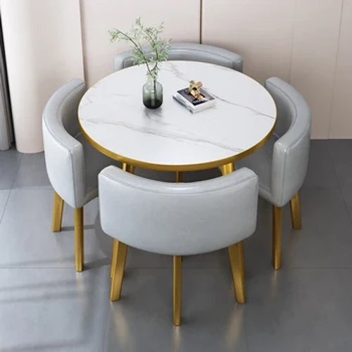 Sehpa Bahçe Mobilya Takımları Sandalyeler Bar Oyun Yemek Masası Seti Yuvarlak Vanity Muebles De Cocina Oturma Odası Takımları Mobilya