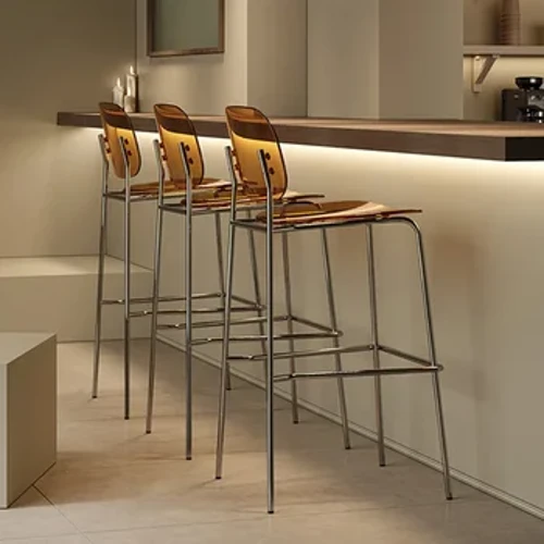 DD9001-630 Custom Transparent Bar Scaun nordic scaun înalt acrilic scaun înalt pentru scaun înalt scaun bar scaun