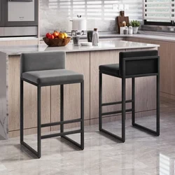 Tabourets de Bar de comptoir du milieu du siècle, cuisine moderne, réception, chaise de barbier unique, salon, taburée douce, meubles d'intérieur Alto