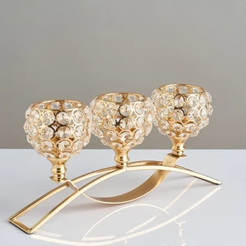 U'amea moligao tuugalamepa Crystal Coffee Dining Table Centerpieces Tugalamepa Faaipoipoga Kerisimasi Teuteu Fale