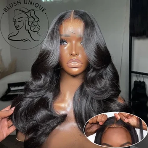 4x4 Body Wave pitsist esiparukad Wear and Go Glueless parukad kitkutud eelnevalt lõigatud pitsist kinnisega parukas kuumakindlad sünteetilised parukad naistele