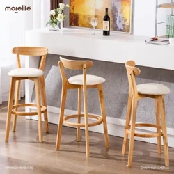 2024 NOU NORDIC SOLID SOLID SADES BURS CASA CASĂ Creative Modern Simple Scaun Scaun Casier Recepție Înaltă