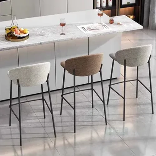 Havereception Moderne barstole Luksusdesigner Midcentury Afslappende soveværelser Barstol Minimalistisk Barkrukken Boligmøbler