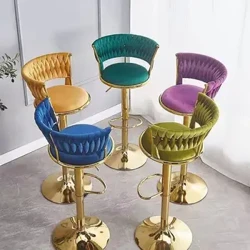 Spatar de uz casnic nordic Scaune de bar înalte Scaune de bar comerciale moderne Scaune de bar pivotante ridicabile Mobilier de bucătărie de designer