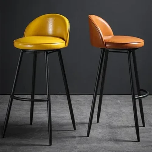 (1 paquet) Les chaises de bar peuvent faire pivoter les tabourets de bar et de restaurant.