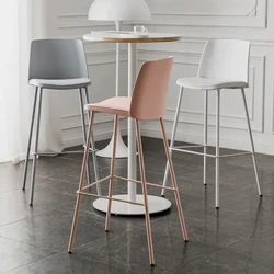 VIP private custom hotel bar chair modern simple home bar chair balcony backrest high stool high chair
