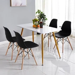 Cathaoirleach Itheacháin Minimalist Nua-Aimseartha Cosa Adhmaid Só Faisean Cathaoireacha Itheacháin Cheap Muebles Meán-Aois Troscán Seomra Maireachtála