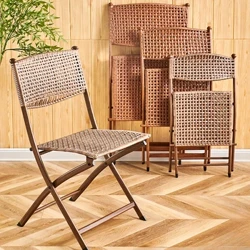 Synthetische houten vouwkamer keuken eetstoelen buiten draagbare moderne stoelen cadeiras de jantar eetkamer meubelkamer hydc