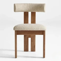 Špičkový nábytek z masivního dřeva, retro designové židle, nábytek do jídelny, lehký luxusní obývací pokoj ležérní toaletní taburetky