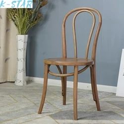 K-sao Bắc Âu Ghế Gỗ Nguyên Khối American Nhà Dân Ghế Ăn Tiệc Sự Kiện Chụp Ảnh Ghế Cổ Hiện Đại Tối Giản