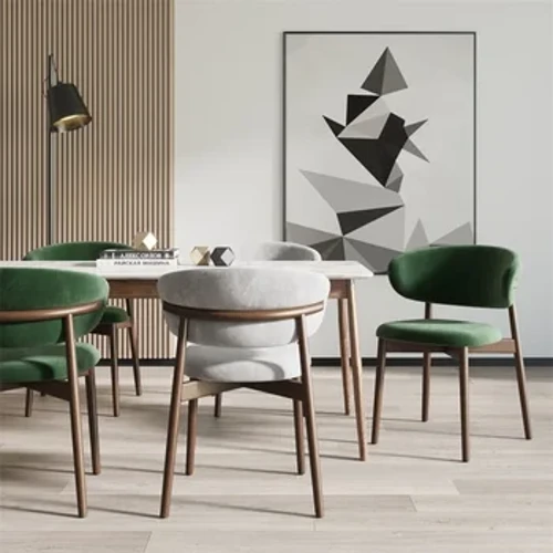 Replica Hiús étkezőszékek Modern skandináv ergonómikus magas étkezőszék várakozó szabadidő bőr fa Silla Comedor bútor