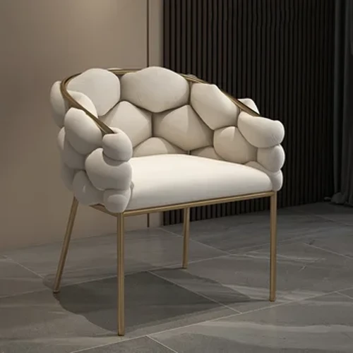 Gamer Nordic Iessstull Akzent Büro Salon Wäiss Lounge Modern Stull Schlofkummer Kichen Occasiouns Sillas Miwwelen HY