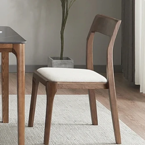 Thiết Kế Sang Trọng Ghế Ăn Màu Đen Nhật Bản Phòng Khách Ghế Ăn Bàn Cưới Văn Phòng Cadeira Chaise Nội Thất Gia Đình JY50CY