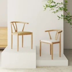 Metal Kitchen Dining Chairs Nordic Modern Luxury Home Upholstered Dining Chairs Vintage Trendy Cadeiras De Jantar Furnitures
