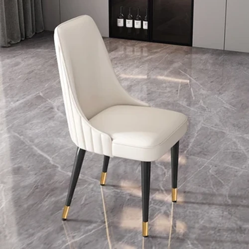 Viti Vizuri vya Kulia Vyeupe vya Kisasa Vyeti Vivivu vya Chumba cha Kulala cha Ulaya Vyeti vya Upholstered vya Kiitaliano Samani za Salle Manger