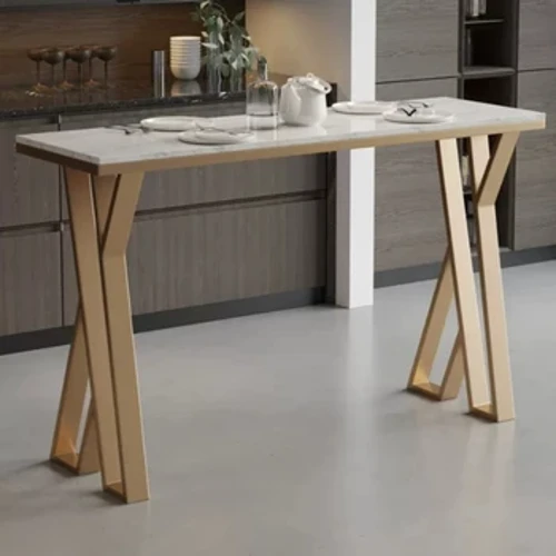 Jangela Industrialeko Taberna Mahaiak Kafea Kanpoko Jatetxea Minimalista Taberna Mahaiak Luxuzko Balkoi Mahaia Taberna Altuak Altzariak ZT50B
