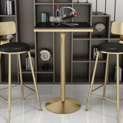 Paʻa ʻaoʻao ʻaoʻao kofe hale ʻaina pōʻai hoʻokipa ʻana i ka paia pā papa ʻaina marble pono Muebles De Cocina Lako ZT50BT