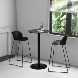 Tábla Barra Babhta Fáiltithe Patio Ard-Seasamh Tábla Barra Caife Beaga Nua-Aimseartha Allamuigh Muebles De Cocina Troscán Baile LJ50BT