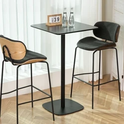 Cocktail Quầy Bar Ngoài Trời Bàn Cà Phê Uống Hiện Đại Thanh Cao Bàn Ăn Thương Mại Cao Cấp Mesa Comedor Nội Thất SR50BT