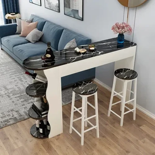 Táblaí Barra Caife Nua-Aimseartha Cocktail Cistine Ard-Só Táblaí Barra Fada Deasc Fáiltithe Mesa De Cosinha Troscán Baile YY50BT