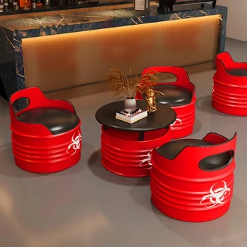 Kanpoko Harrera Mahaia Taberna Mahaiak Club Bistro Industrial Cocktail Taberna Mahaiak Aulkiak Jatetxea Mesa Alta Taberna Altzariak MR50BT