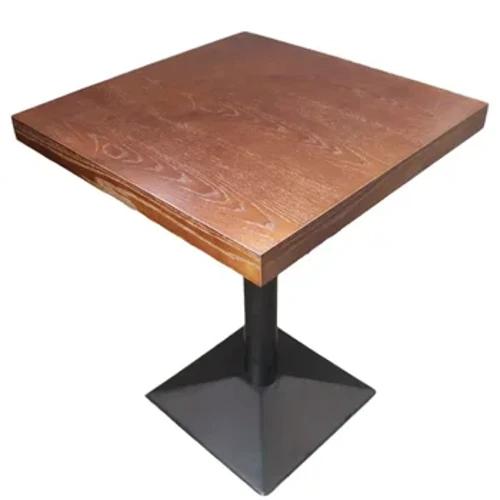 Old Solid Wood Grain Bar Retro Cafe_Western Food Milk Tea Shop Bar Table Rectangular Table Negotiation Small Round Table