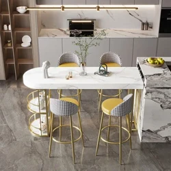 Tối giản Bắc Âu Bàn Thanh Hiện Đại Màu Trắng Nhà Sang Trọng Bàn Thanh Phòng Khách Cao Cấp Nội Thất Phòng Khách Trang Trí