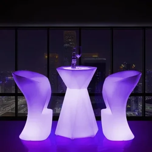 Tavolo da bar moderno per esterni Discoteca Cocktail High Drink Tavoli da bar per feste Bancone reception Mesa Alta Mobili commerciali SR50BT