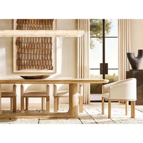 New Arrival Luxury Furniture Dining Tables Rectangular Dining Table Set Wood Oak Solid Wooden Table And Chairs Set