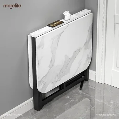 Nordic Camping Folding Dining Table Light Luxury Modern Mahjong Family Apartment Office Coffee Tables Living Room Furniture K01
