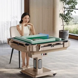 Bolumen baxuko jantokiko mahaia Brain Power Nahasketa automatikoa Mahjong Mahaia Erlaxazioa Etxeko Azterketa Mesas De Comedor Etxeko Altzariak LVMC