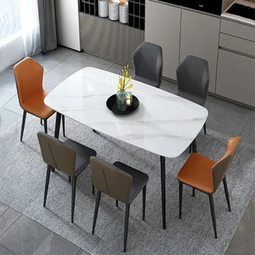 Kuchyňský jídelní stůl toaletka 6 židlí elegantní herní velký bistro stůl multifunkční průmyslový nábytek Juegos de Comedor