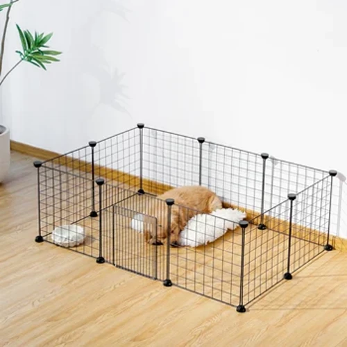 Lipat Kandang Hewan Kecil Anjing Peliharaan Boks Pagar Peti Anak Anjing Kennel Rumah Latihan Kandang Anak Kucing Kucing Ruang Anjing Supplier
