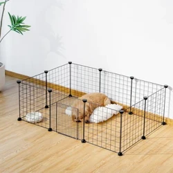 Katlanabilir Küçük Hayvan Kafesi Evcil Köpekler Oyun Parkı Sandık Çit Köpek Kulübesi Evi Egzersiz Eğitim Kafesi Köpek Yavrusu Uzay Köpek Kaynağı
