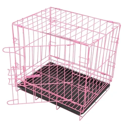 ʻO ka Pepe ʻana i nā ʻeke liʻiliʻi me ka pahu metala- kennel uea me ka pā hiki ke hoʻoneʻe ʻia no nā pahu pōpoki liʻiliʻi a me ka liʻiliʻi i loko o nā pahu, nā hale a me nā peni.